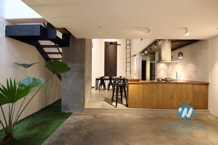 Beautiful house with unique design 03 bedrooms for rent in Tay Ho district